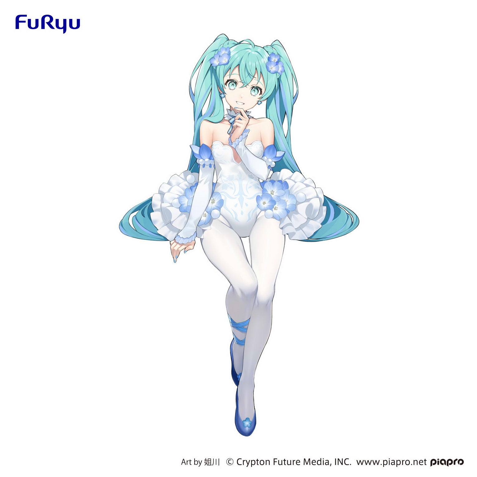 PRE-ORDER Vocaloid Noodle Stopper Figure - Hatsune Miku: Flower Fairy Nemophila [July 2023 Release]
