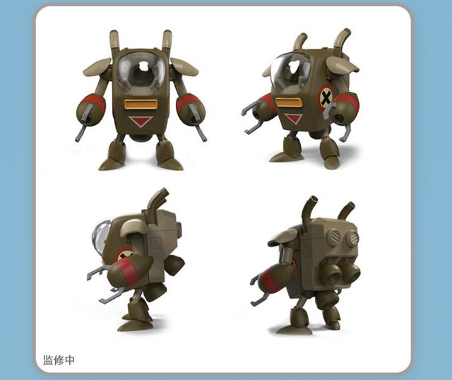 PRE-ORDER Metal Slug 3 - New Model Alloy Warhead 3 Vehicle Assembly Model Set