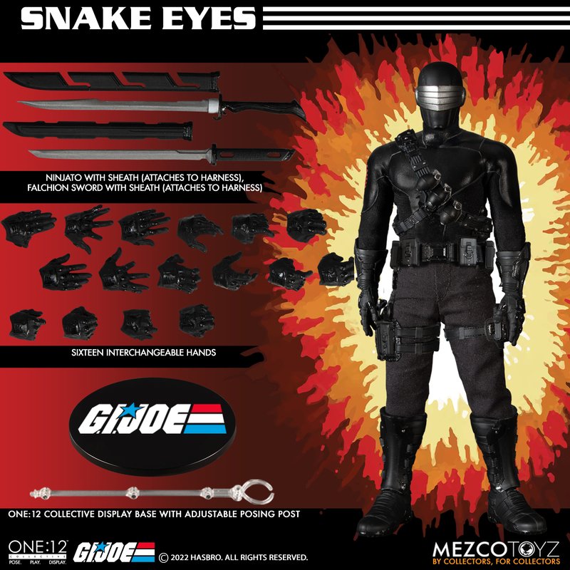 PRE-ORDER One 12 Collective - G.I. Joe - Snake Eyes: Deluxe Edition