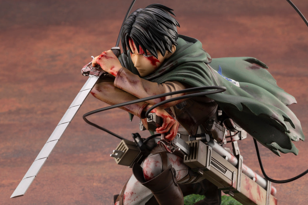 IN-STOCK Kotobukuya - ARTFX J - Attack on Titan - Levi: Fortitude Ver. 1/7 [2nd Release]