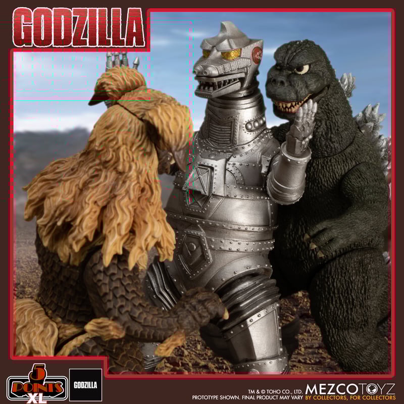 PRE-ORDER 5 Points XL - Godzilla vs Mechagodzilla (1974) Three Figure Boxed Set