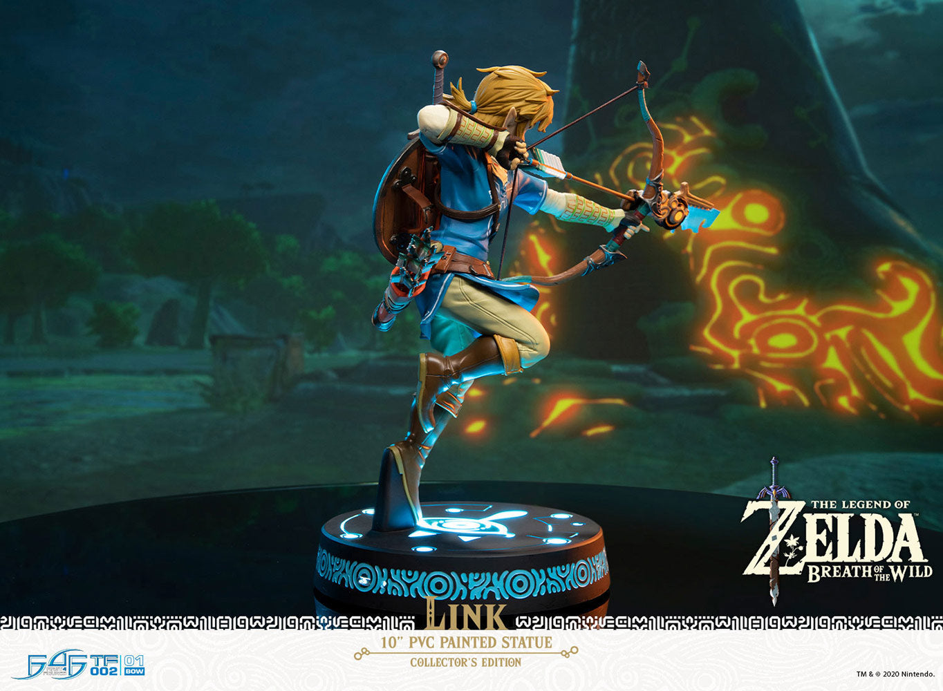 IN-STOCK First 4 Figures - The Legend of Zelda: Breath of the Wild - Link: Collector's Edition (Light-Up Function) [3rd Release]