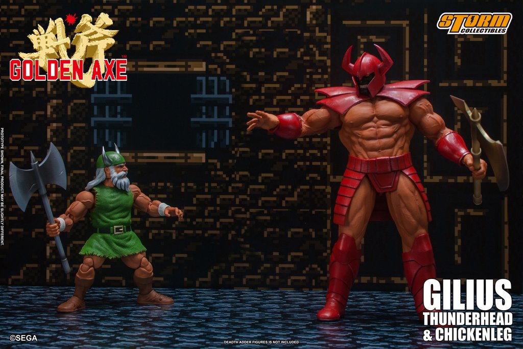 PRE-ORDER Golden Axe - Gilius Thunderhead and Chicken Leg