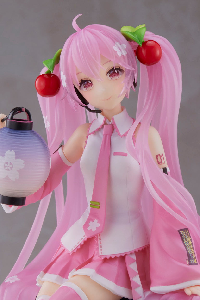IN-STOCK Taito - Vocaloid AMP+ Figure - Sakura Miku: Sakura Lantern Ver.