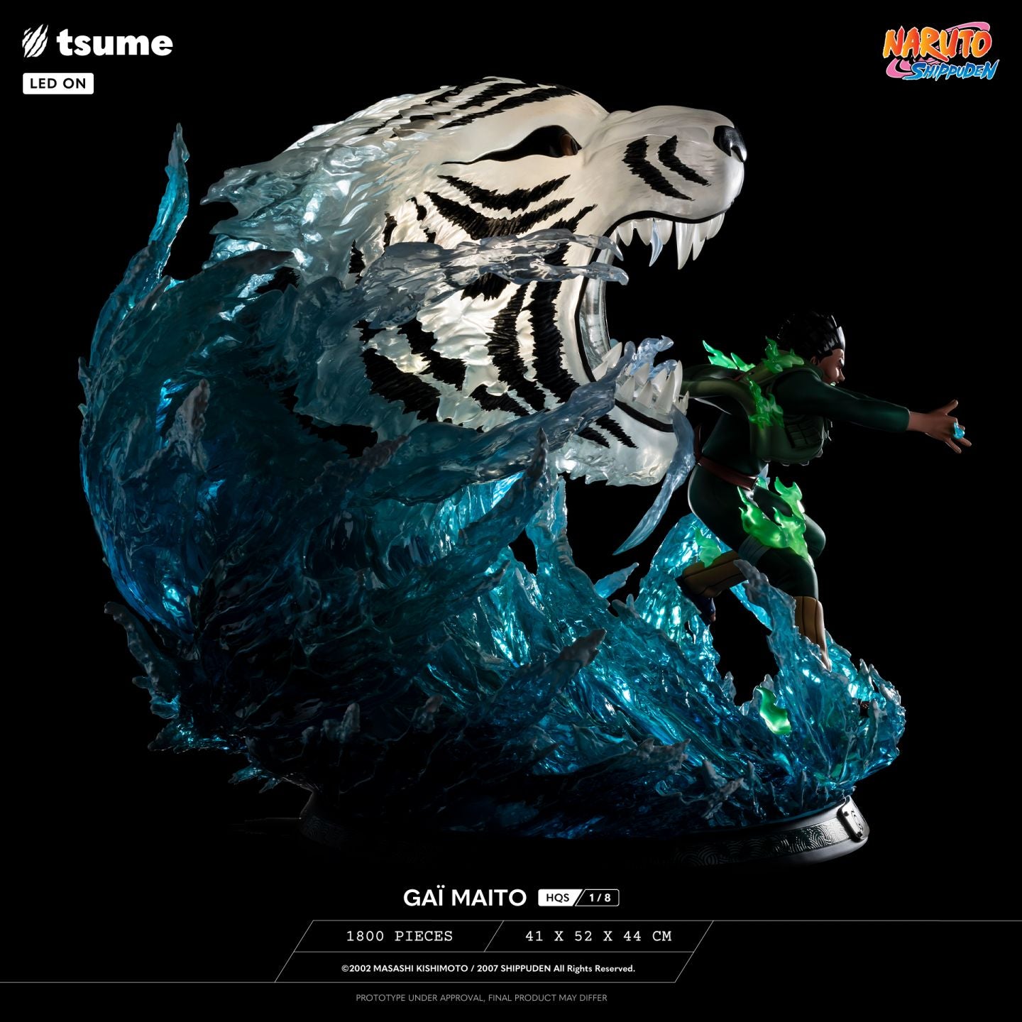 PRE-ORDER HGS - Naruto Shippuden - Might Gai 1/8