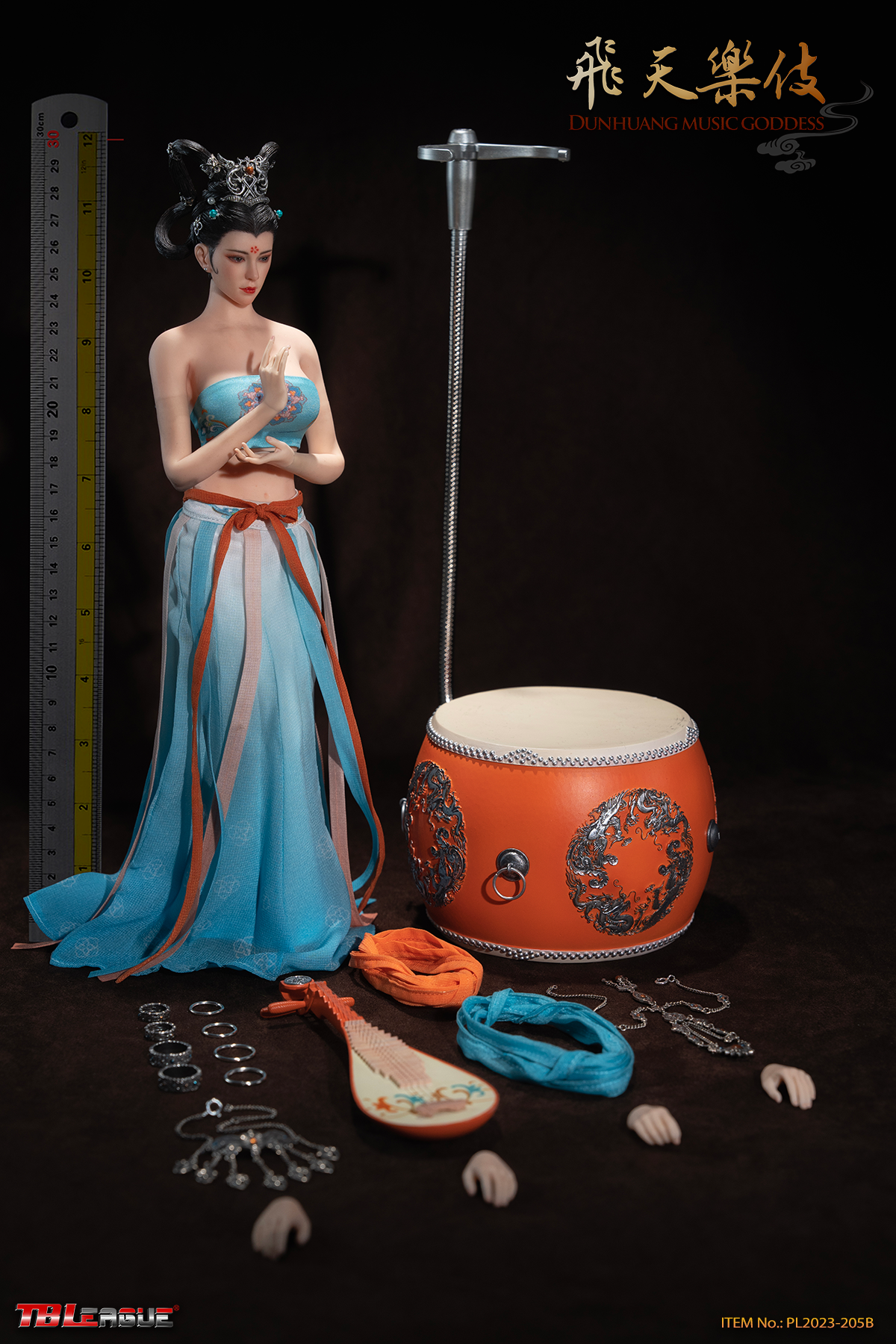 PRE-ORDER Dunhuang Music Goddess: Blue 1/6