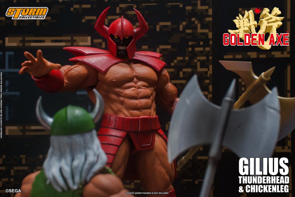 PRE-ORDER Golden Axe - Gilius Thunderhead and Chicken Leg