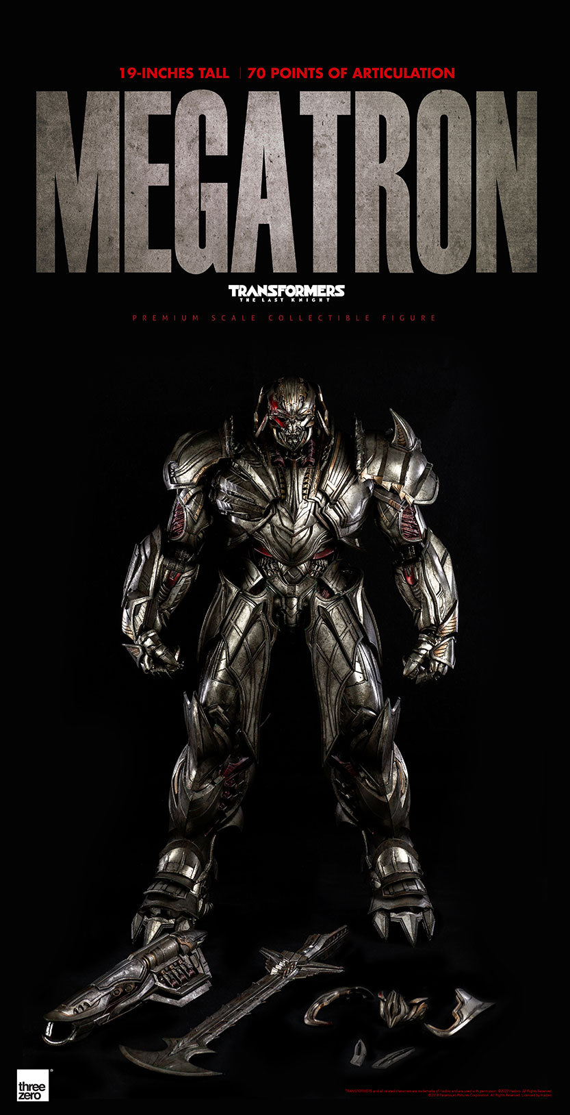 PRE-ORDER Transformers: The Last Knight - Megatron [4th Quarter 2022 Release]