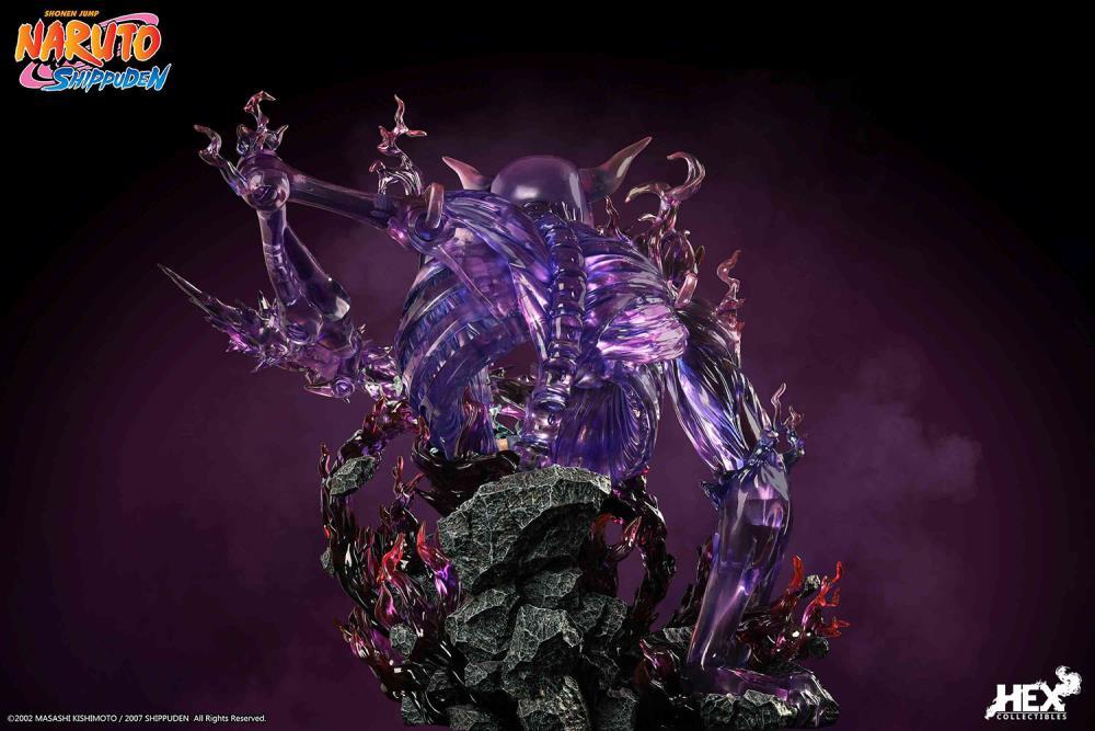 IN-STOCK HEX Collectibles - Naruto Shippuden - Uchiha Sasuke: Kekkei genkai, Mangekyo Sharingan: Susano’o 1/8