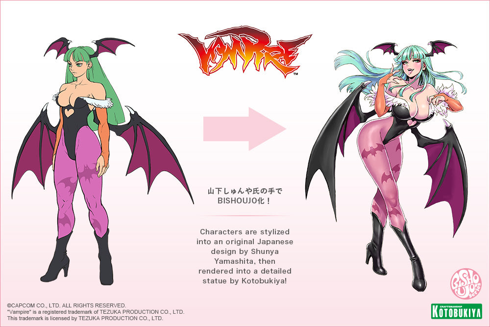 PRE-ORDER Darkstalkers Bishoujo - Morrigan 1/7