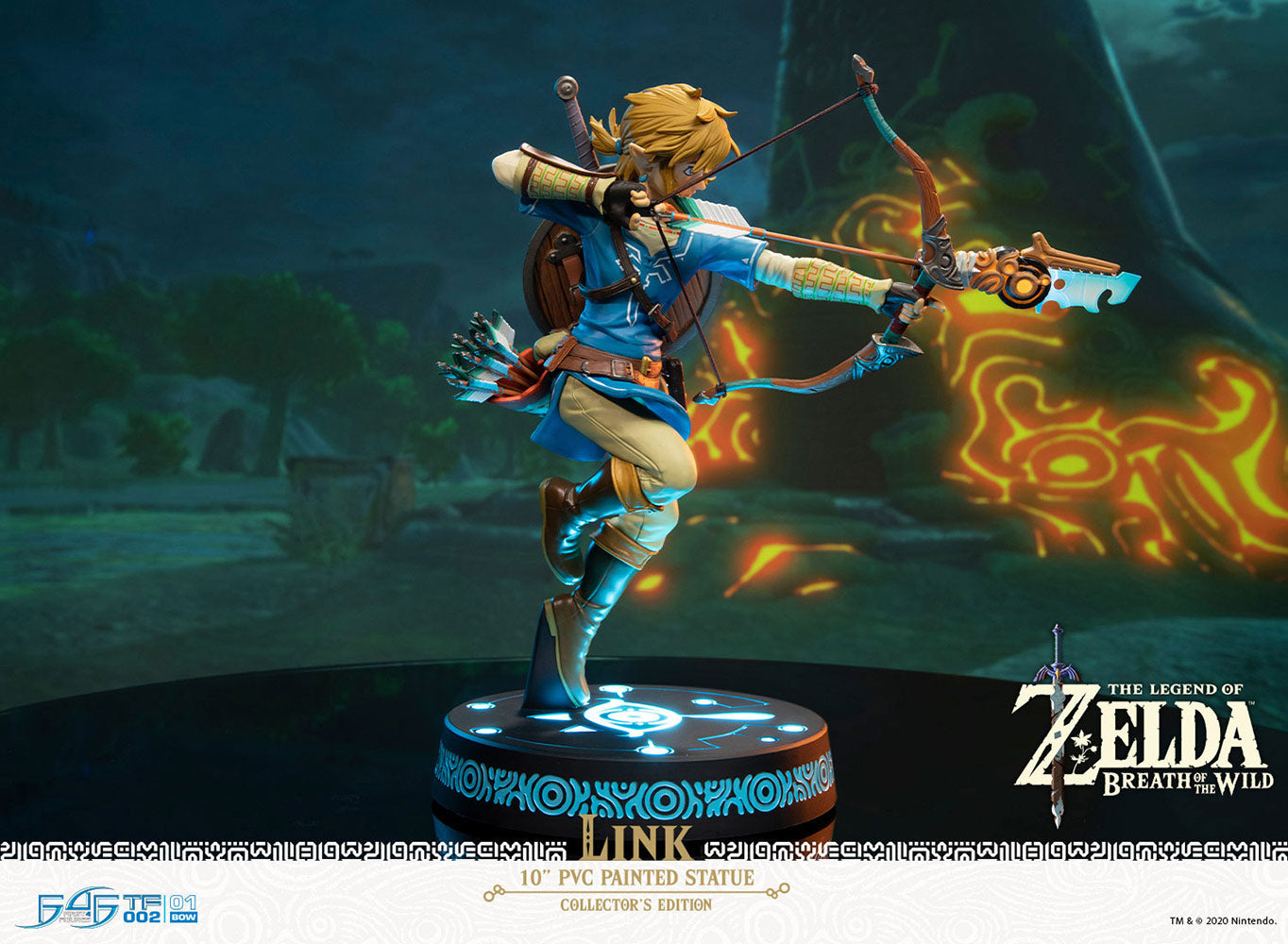 IN-STOCK First 4 Figures - The Legend of Zelda: Breath of the Wild - Link: Collector's Edition (Light-Up Function) [3rd Release]
