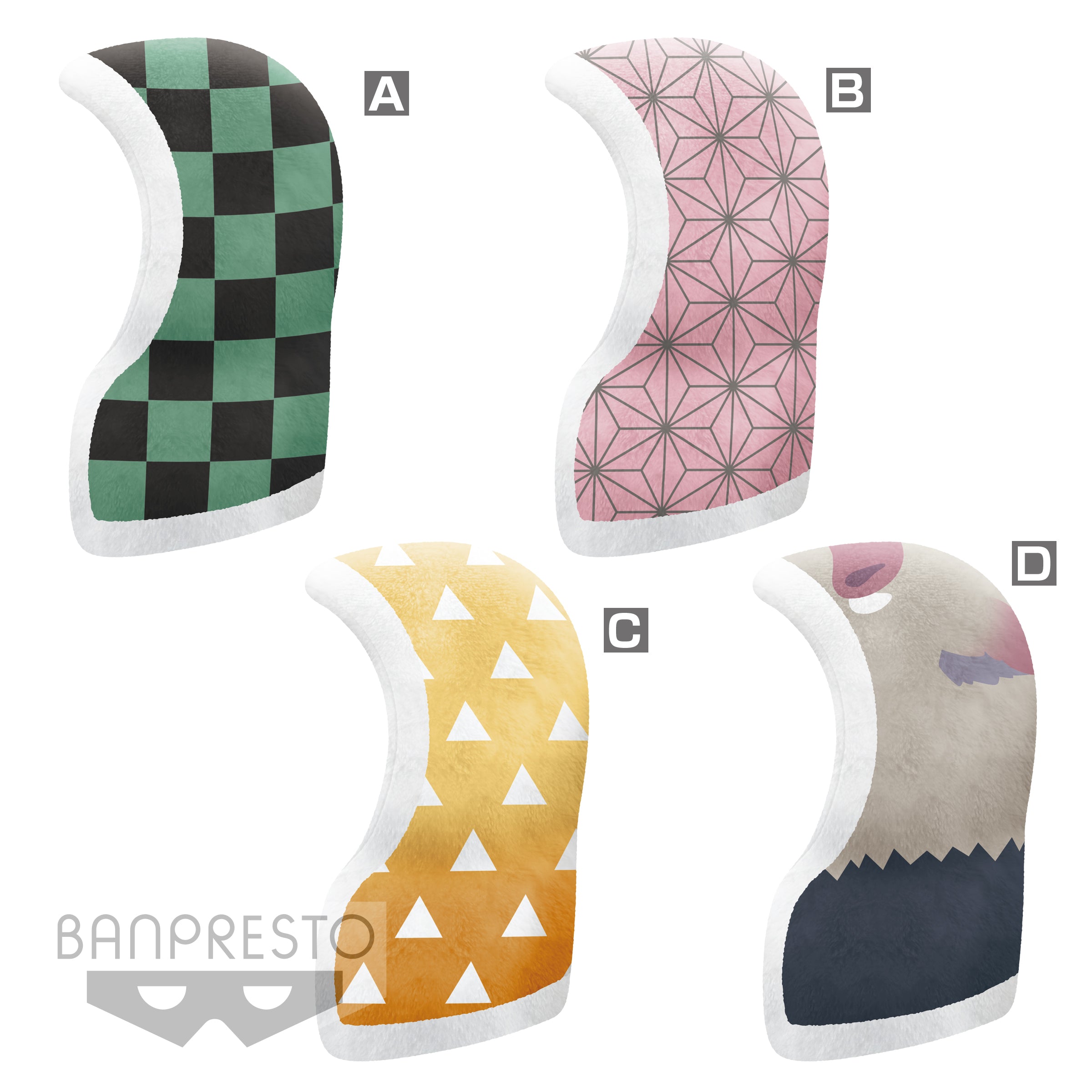 PRE-ORDER Demon Slayer: Kimetsu no Yaiba Mascot Plush: The Dress Up Poncho [Set of 4]