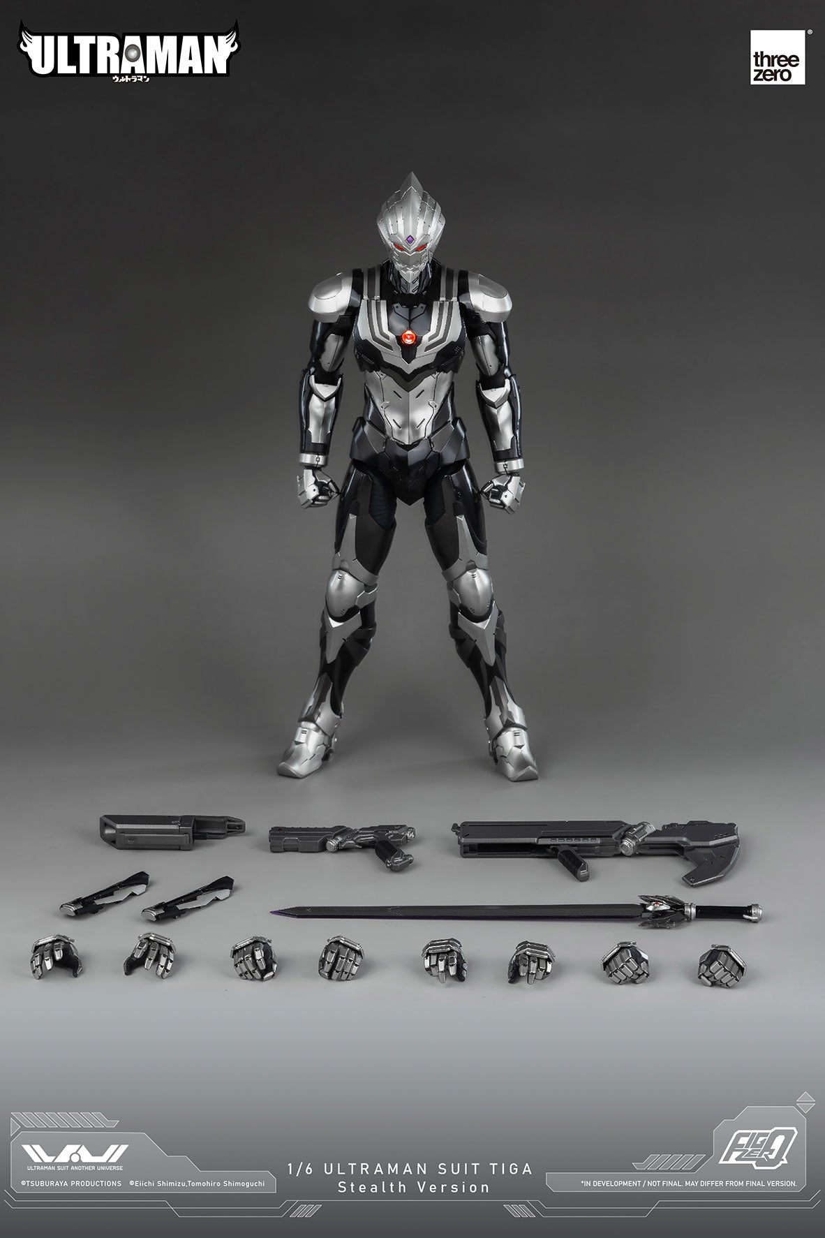PRE-ORDER FigZero - ULTRAMAN - ULTRAMAN SUIT TIGA: Stealth Version 1/6