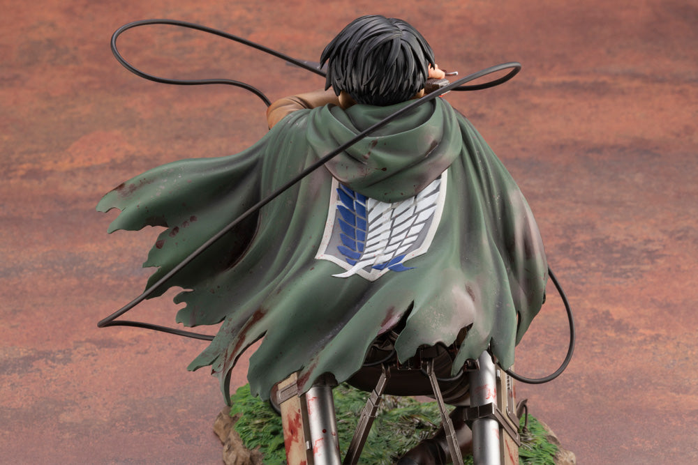 IN-STOCK Kotobukuya - ARTFX J - Attack on Titan - Levi: Fortitude Ver. 1/7 [2nd Release]