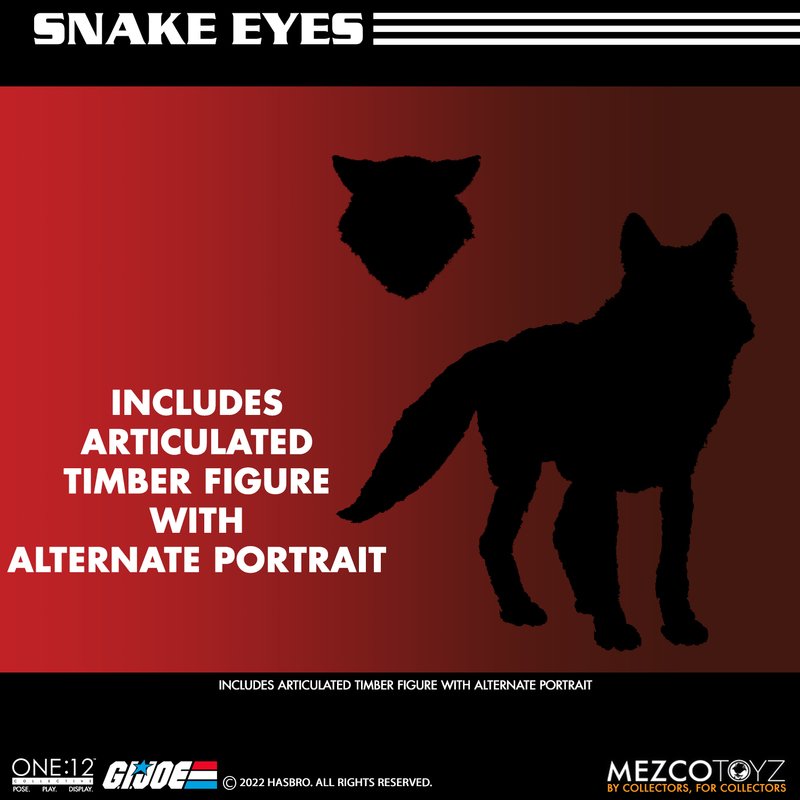 PRE-ORDER One 12 Collective - G.I. Joe - Snake Eyes: Deluxe Edition