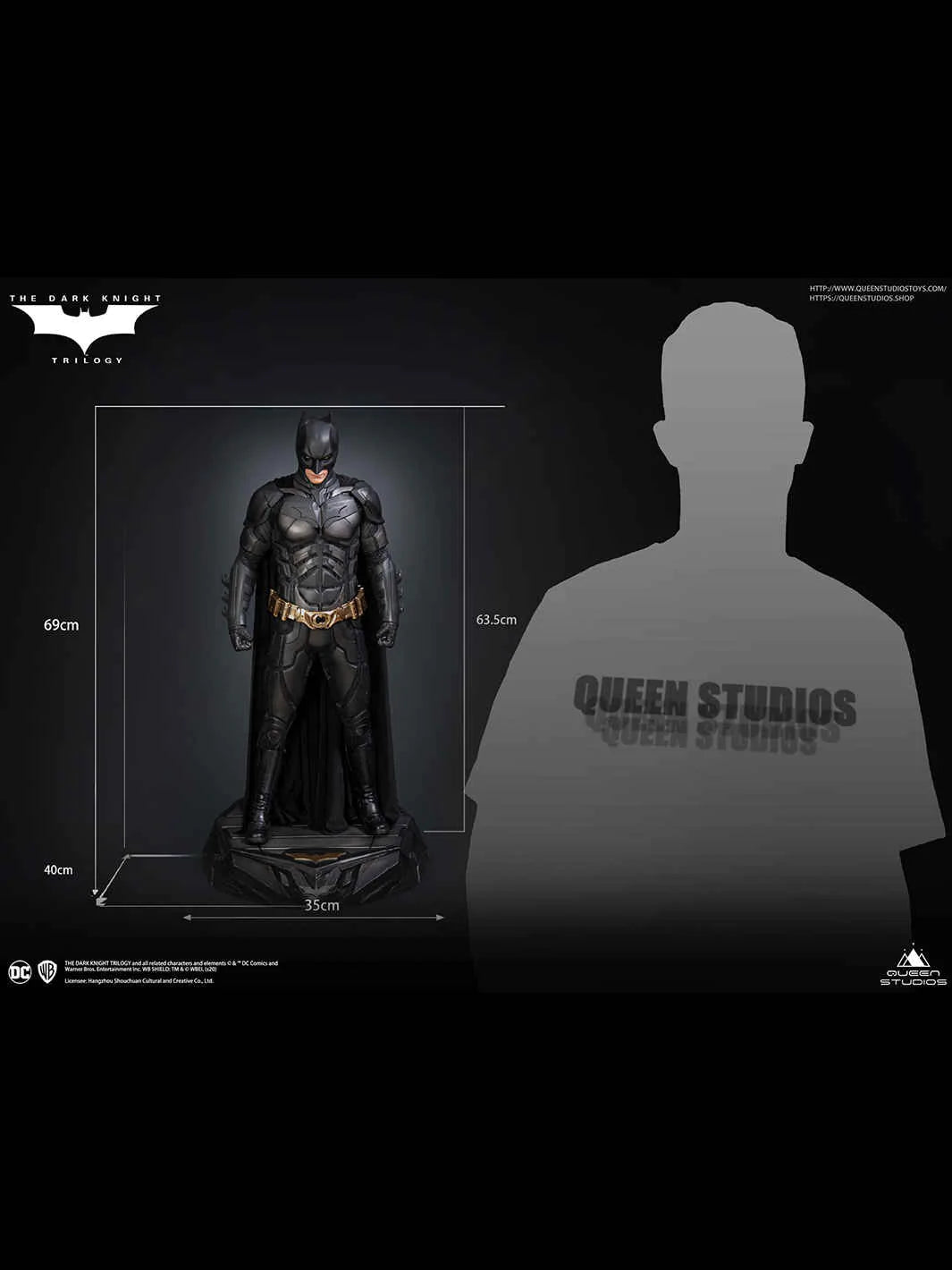 PRE-ORDER The Dark Knight - Batman 1/3
