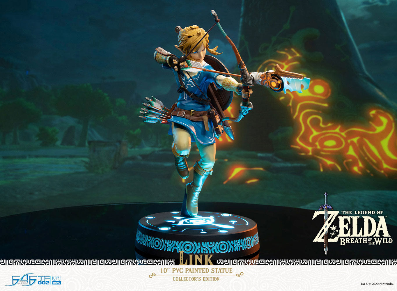 IN-STOCK First 4 Figures - The Legend of Zelda: Breath of the Wild - Link: Collector's Edition (Light-Up Function) [3rd Release]
