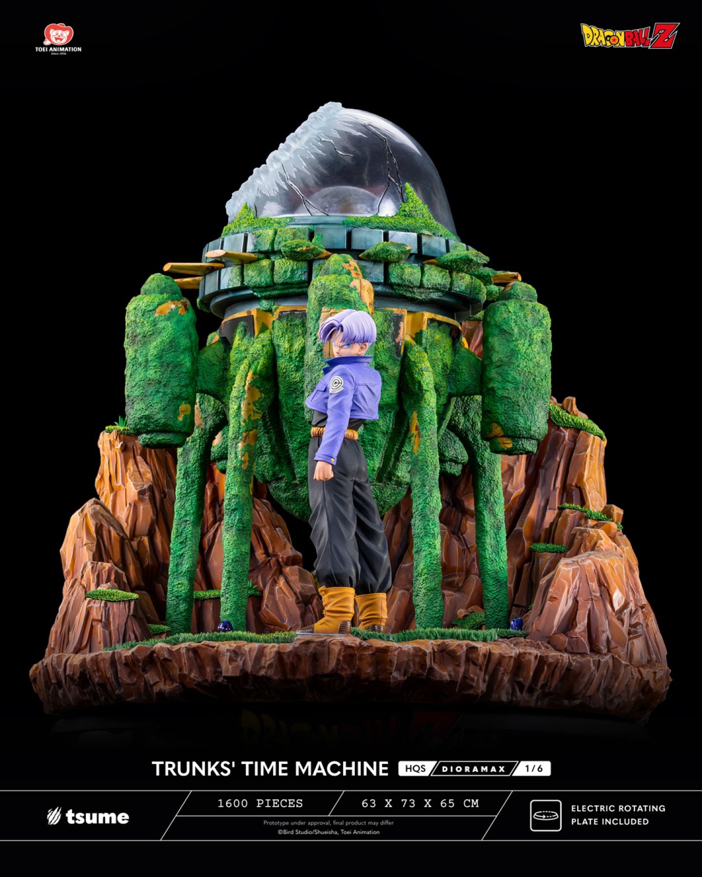 PRE-ORDER HQS Dioramax - Dragon Ball Z - Trunks' Time Machine 1/6