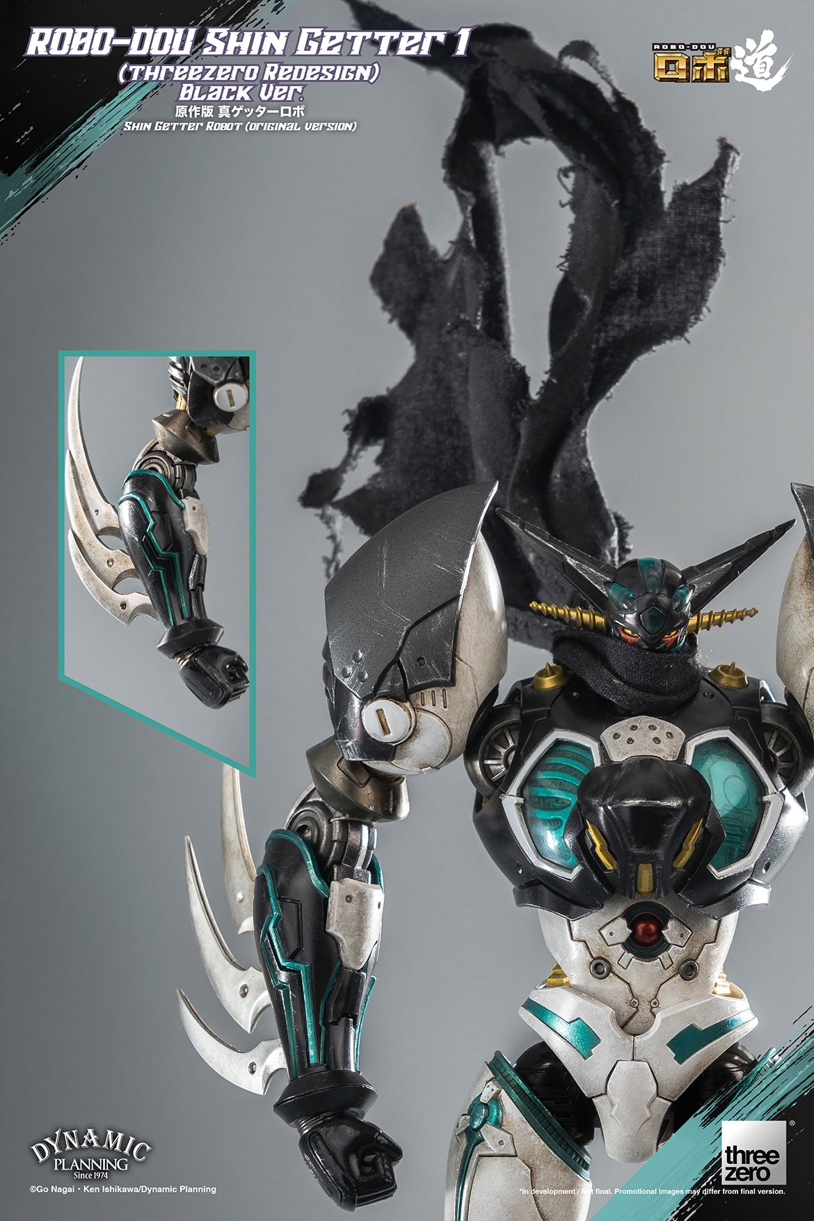 PRE-ORDER Robo-Dou - Shin Getter - Shin Getter 1 (threezero Redesign) Black Ver.