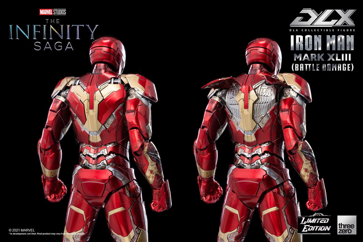 PRE-ORDER Marvel Studios: The Infinity Saga – DLX Iron Man Mark 43 (Battle Damage) [2022-Q4 Release]