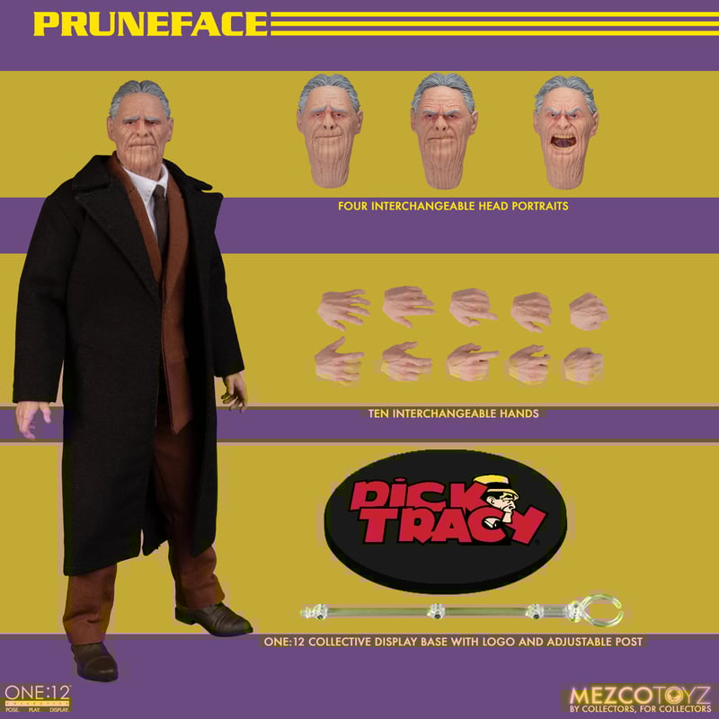 PRE-ORDER One: 12 Collective - Dick Tracy - Pruneface