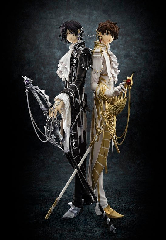 IN-STOCK MegaHouse G.E.M. Code Geass: Lelouch of the Rebellion R2 - Lelouch Lamperouge & Suzaku Kururugi 1/8 [EXCLUSIVE]