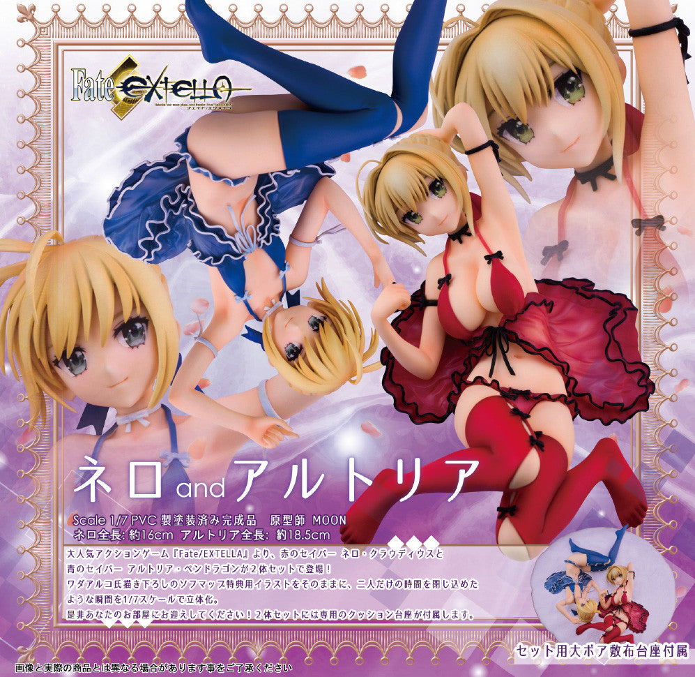 IN-STOCK Alphamax - Fate/EXTELLA - Nero Claudius & Altria Pendragon 1/7