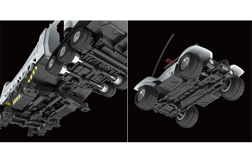 PRE-ORDER MODEROID - Mobile Police Patlabor - Type 98 Special Command Vehicle & Type 99 Special Labor Carrier