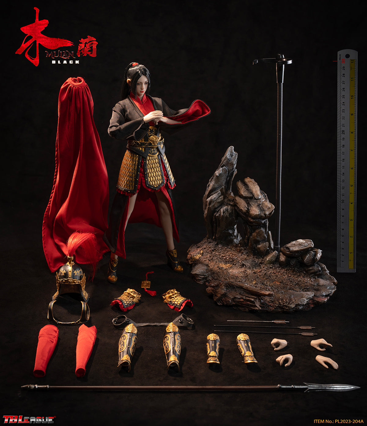 PRE-ORDER Mulan: Black 1/6