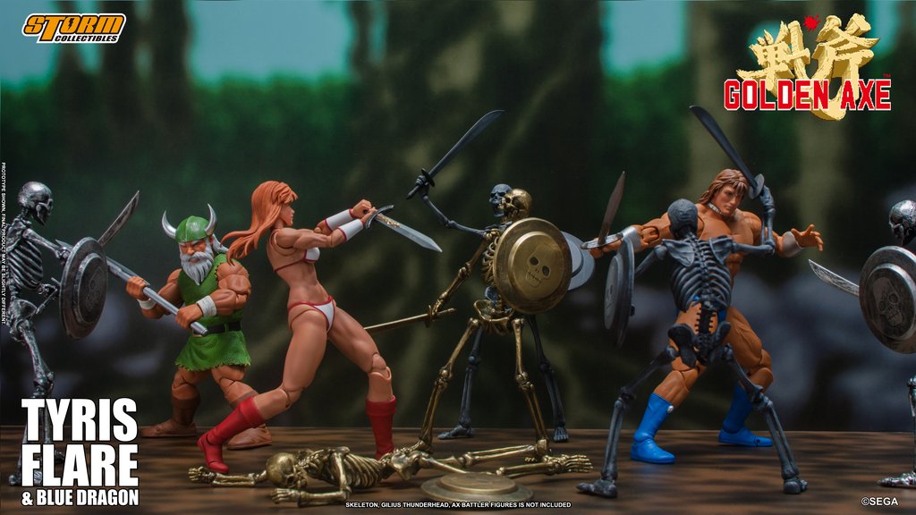 PRE-ORDER Golden Axe - Tyris Flare and Blue Dragon