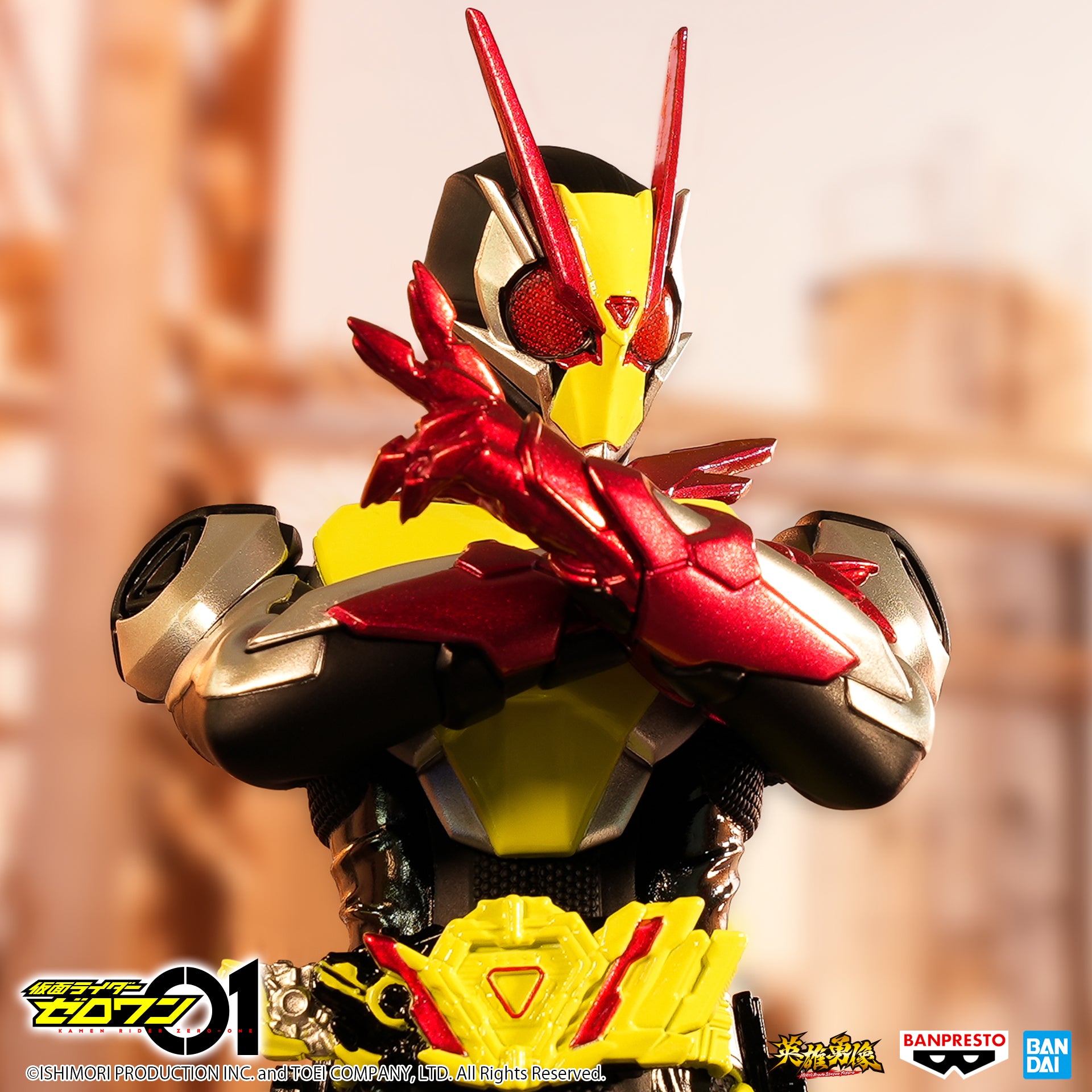 PRE-ORDER Kamen Rider Zero-One Hero's Brave Statue Figure - Kamen Rider Zero-Two: Ver. A