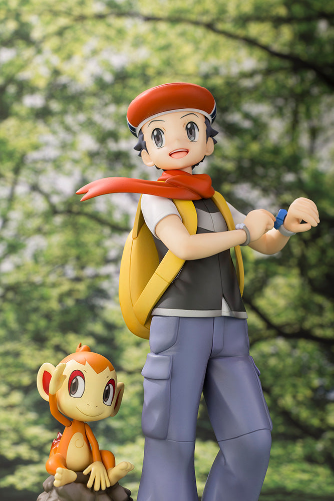 IN-STOCK - Kotobukiya - ARTFXJ - Pokémon - Lucas with Chimchar 1/8