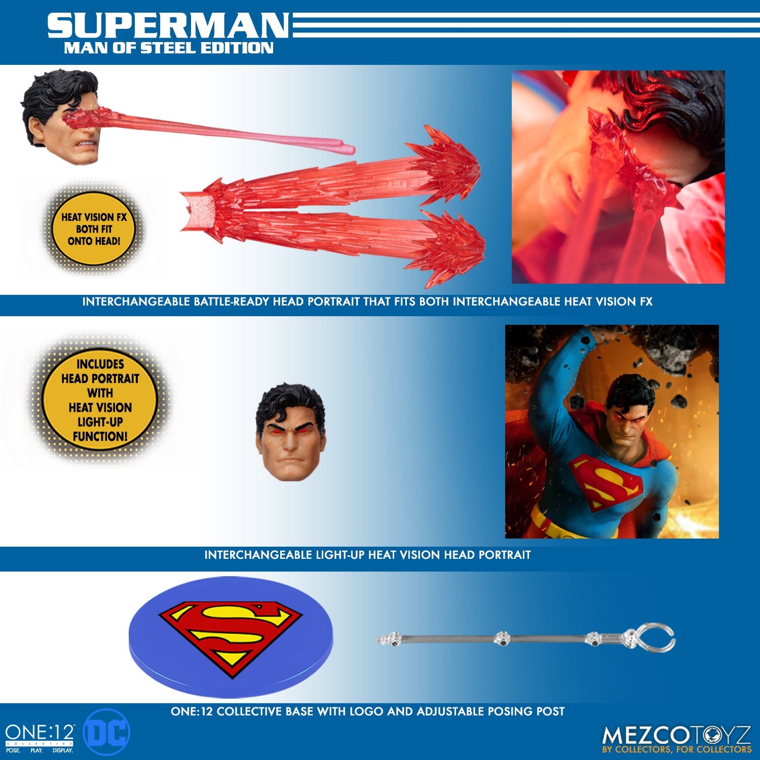PRE-ORDER One 12 Collective - Superman: Man of Steel Edition