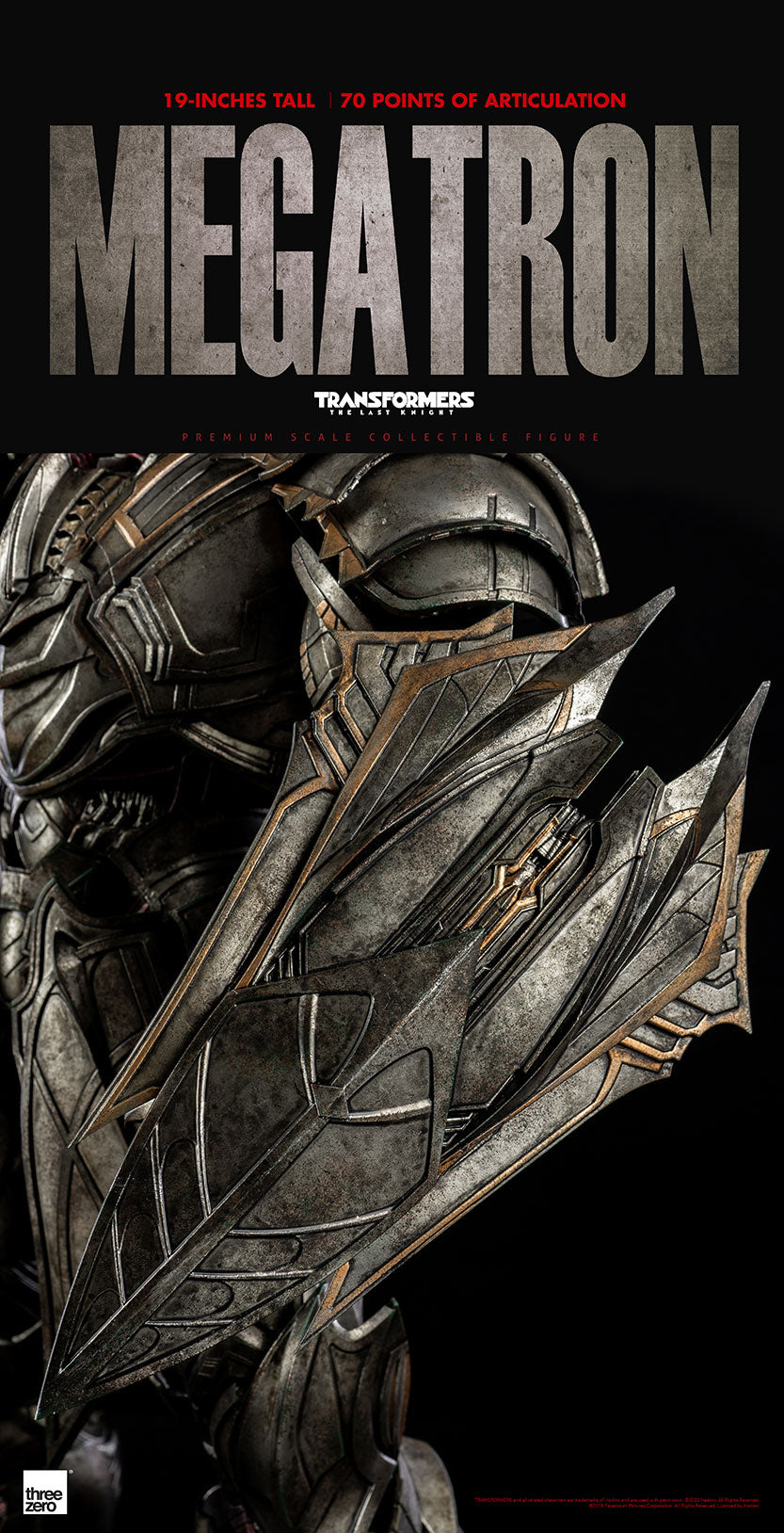 PRE-ORDER Transformers: The Last Knight - Megatron [4th Quarter 2022 Release]