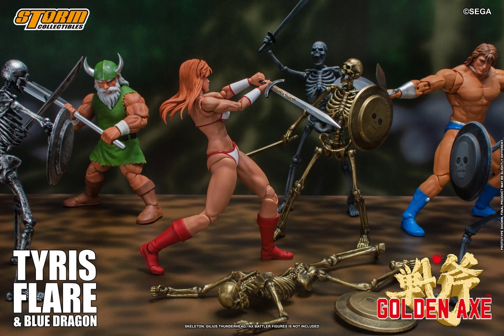 PRE-ORDER Golden Axe - Tyris Flare and Blue Dragon