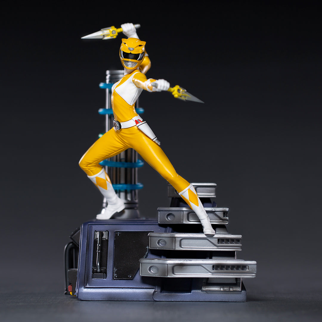 PRE-ORDER Mighty Morphin Power Rangers - Yellow Ranger BDS Art Scale 1/10