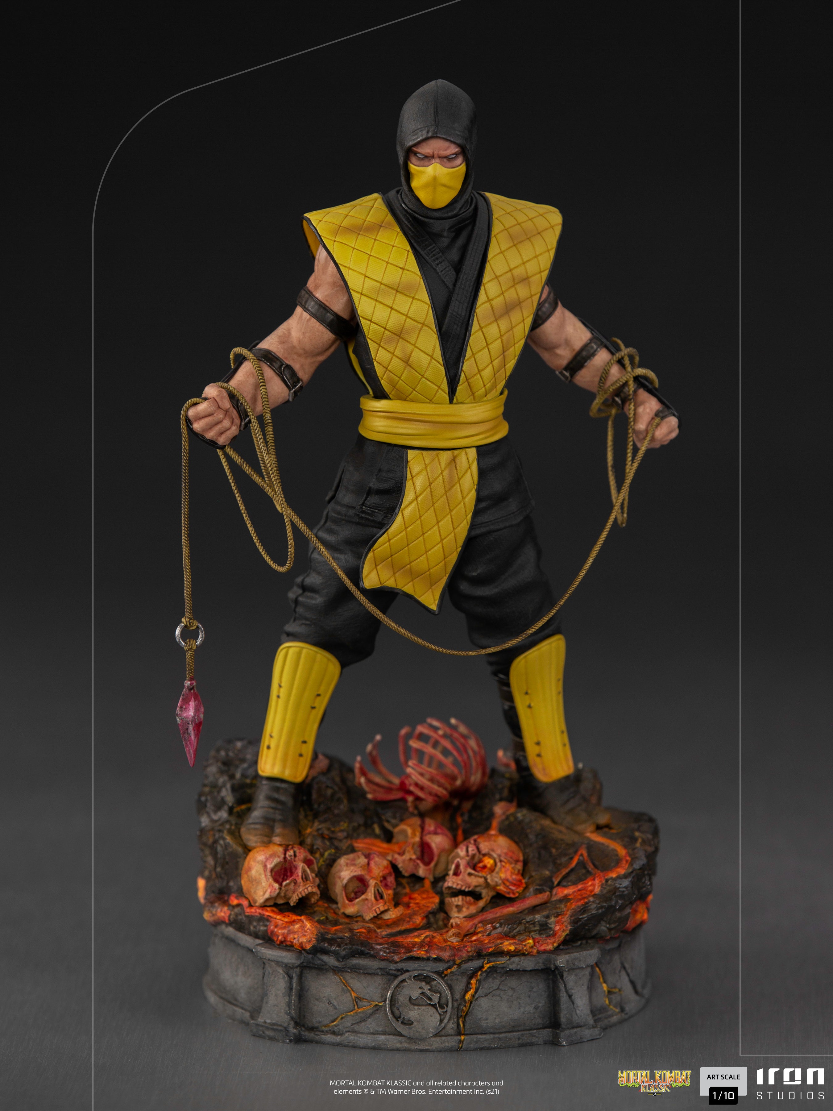 PRE-ORDER Mortal Kombat - Scorpion Art Scale 1/10