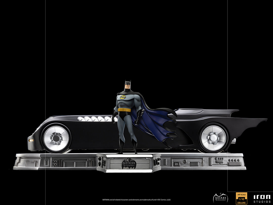 PRE-ORDER Batman: The Animated Series - Batman and Batmobile Deluxe Art Scale 1/10