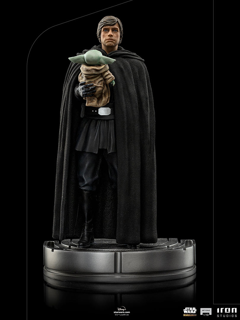 PRE-ORDER Star Wars: The Mandalorian - Luke Skywalker and Grogu Art Scale 1/10