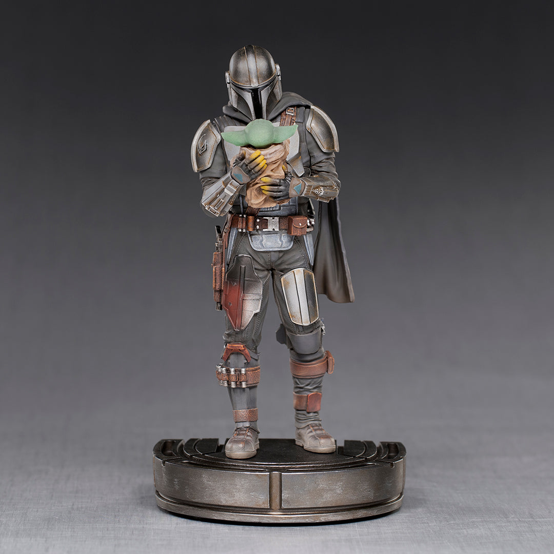 PRE-ORDER The Mandalorian - The Mandalorian and Grogu Art Scale 1/10