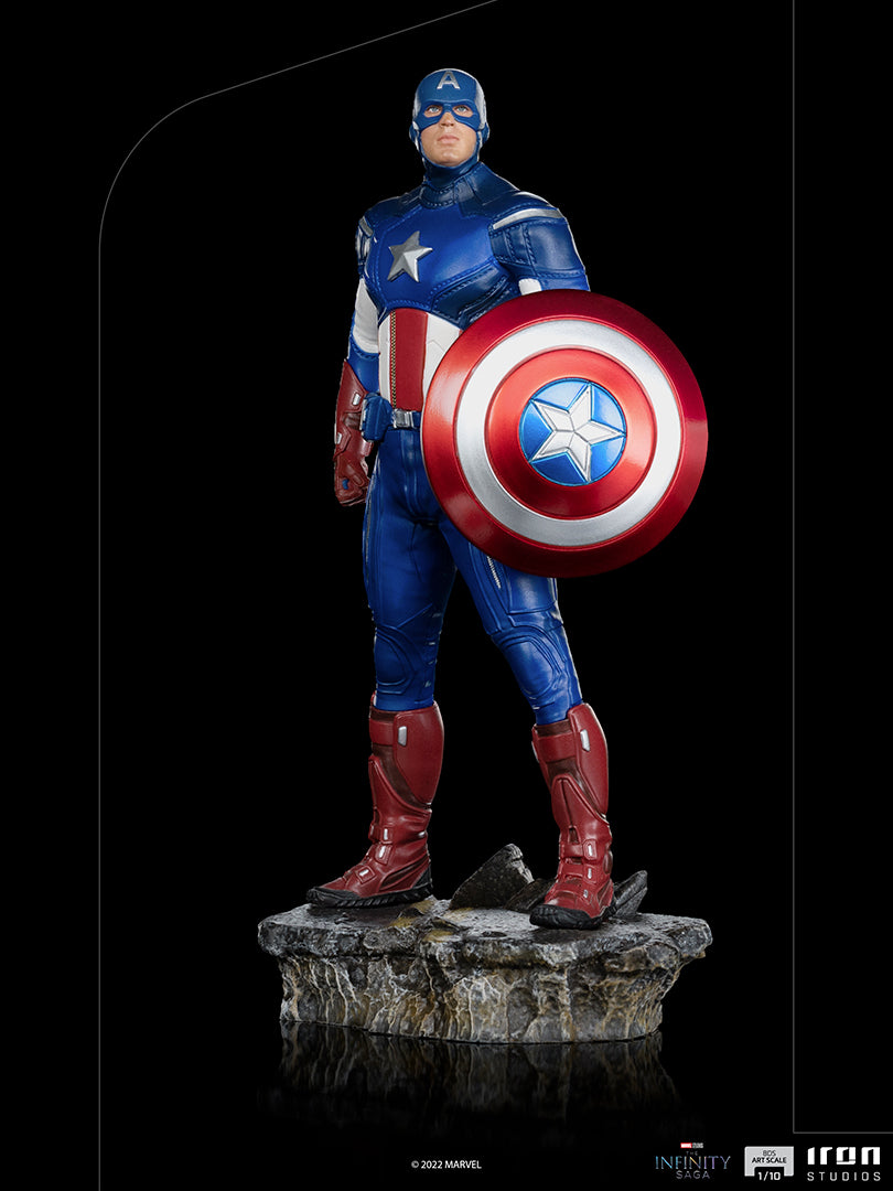 PRE-ORDER The Infinity Saga - Captain America Battle of NY Art Scale 1/10