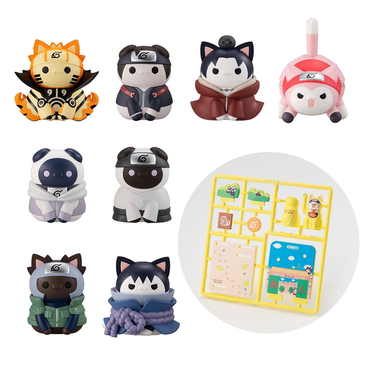 PRE-ORDER MEGA CAT PROJECT NARUTO Shippuden - Nyaruto! The Battle Starts! Fourth Shinobi World War Arc [Box of 8] [EXCLUSIVE]