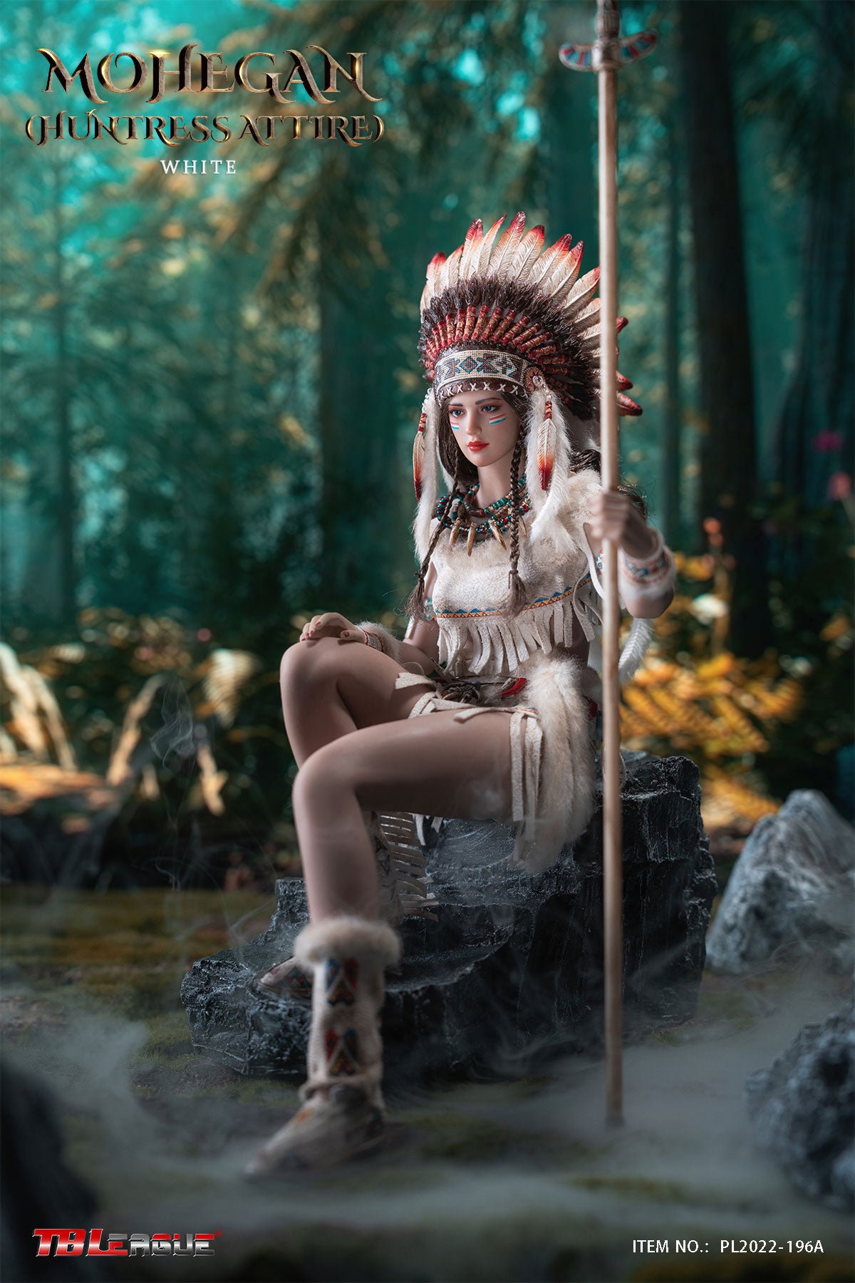 PRE-ORDER Mohegan Huntress: White Ver. 1/6