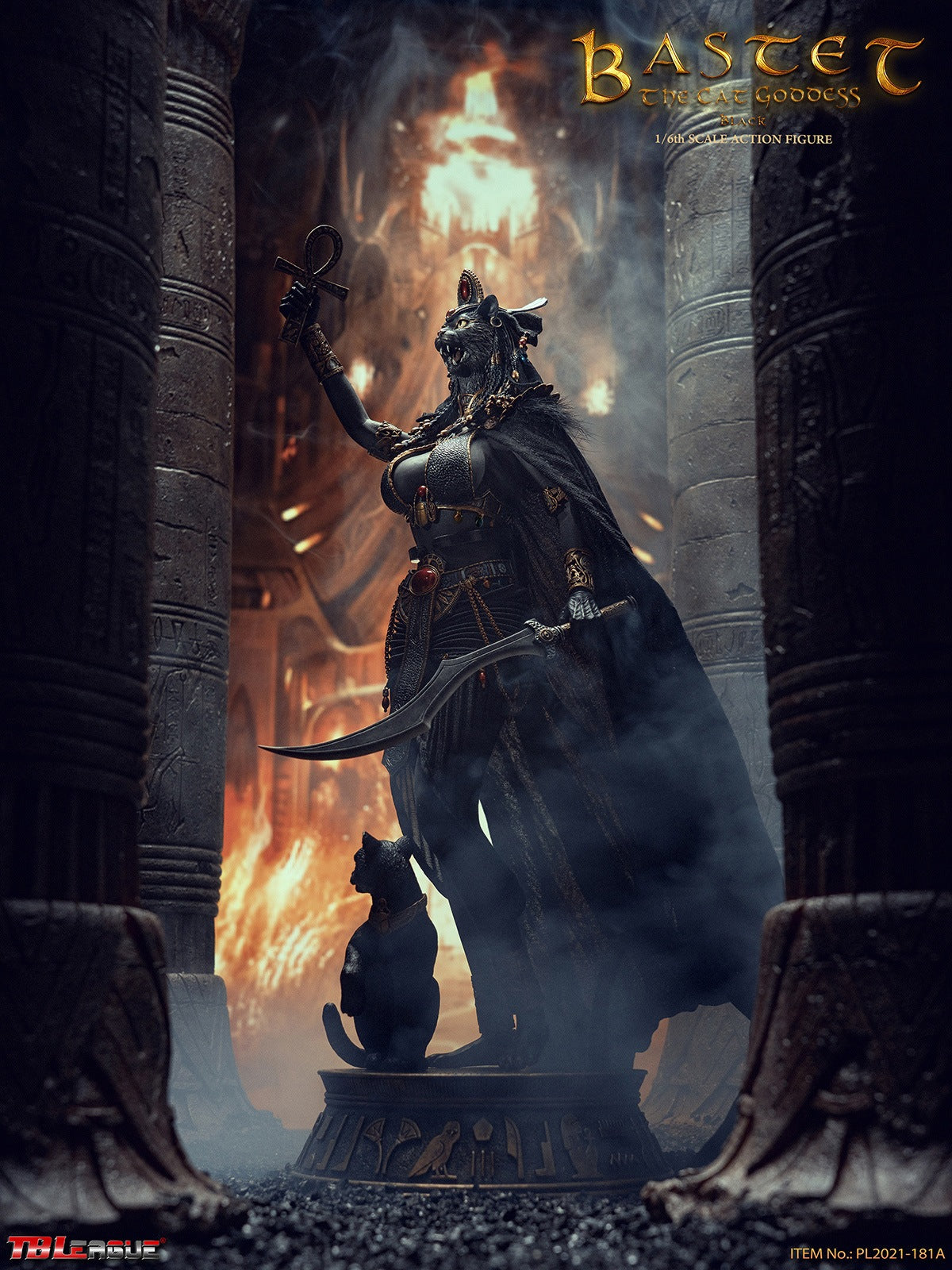 PRE-ORDER Bastet The Cat Goddess: Black 1/6
