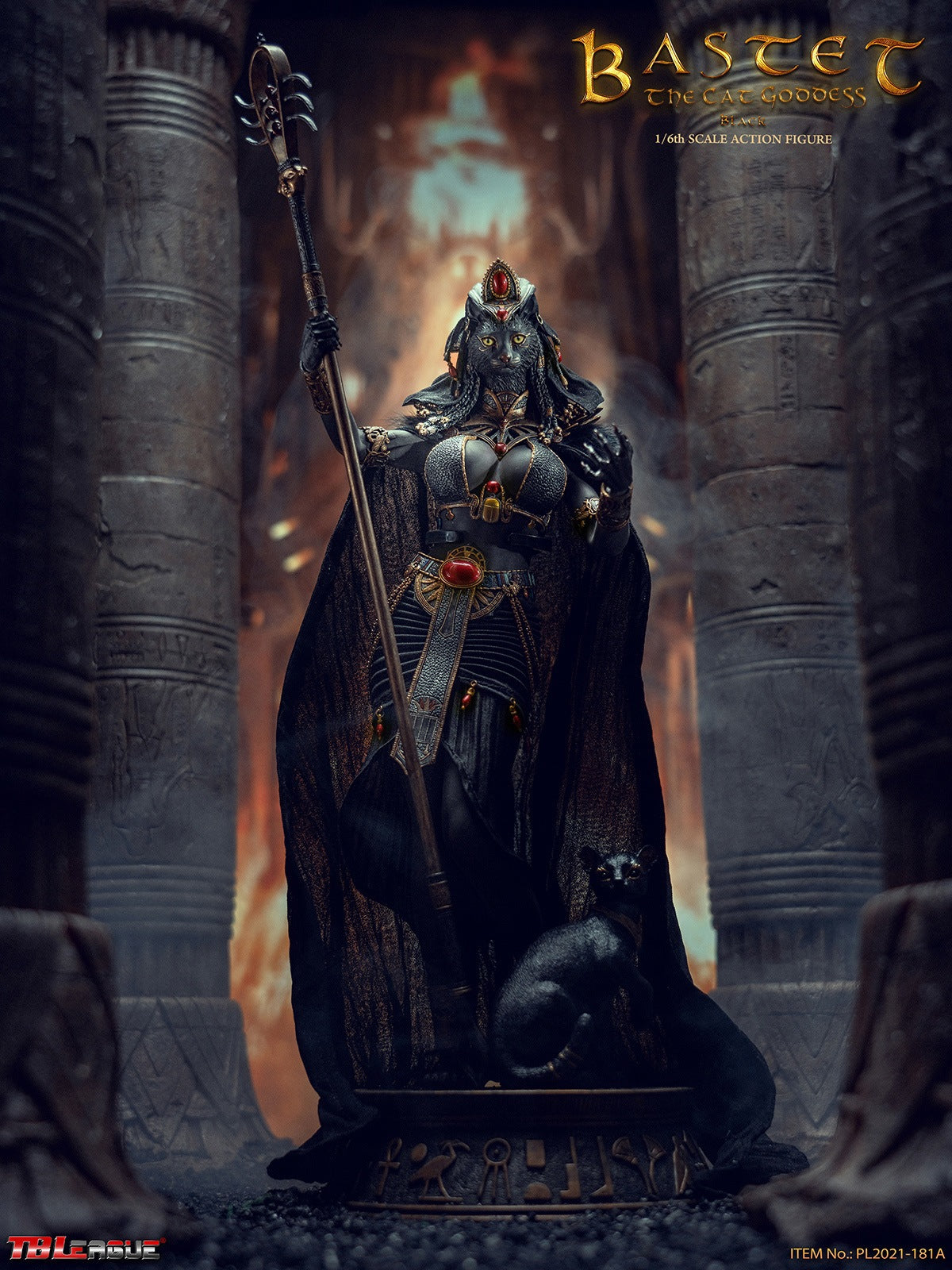 PRE-ORDER Bastet The Cat Goddess: Black 1/6