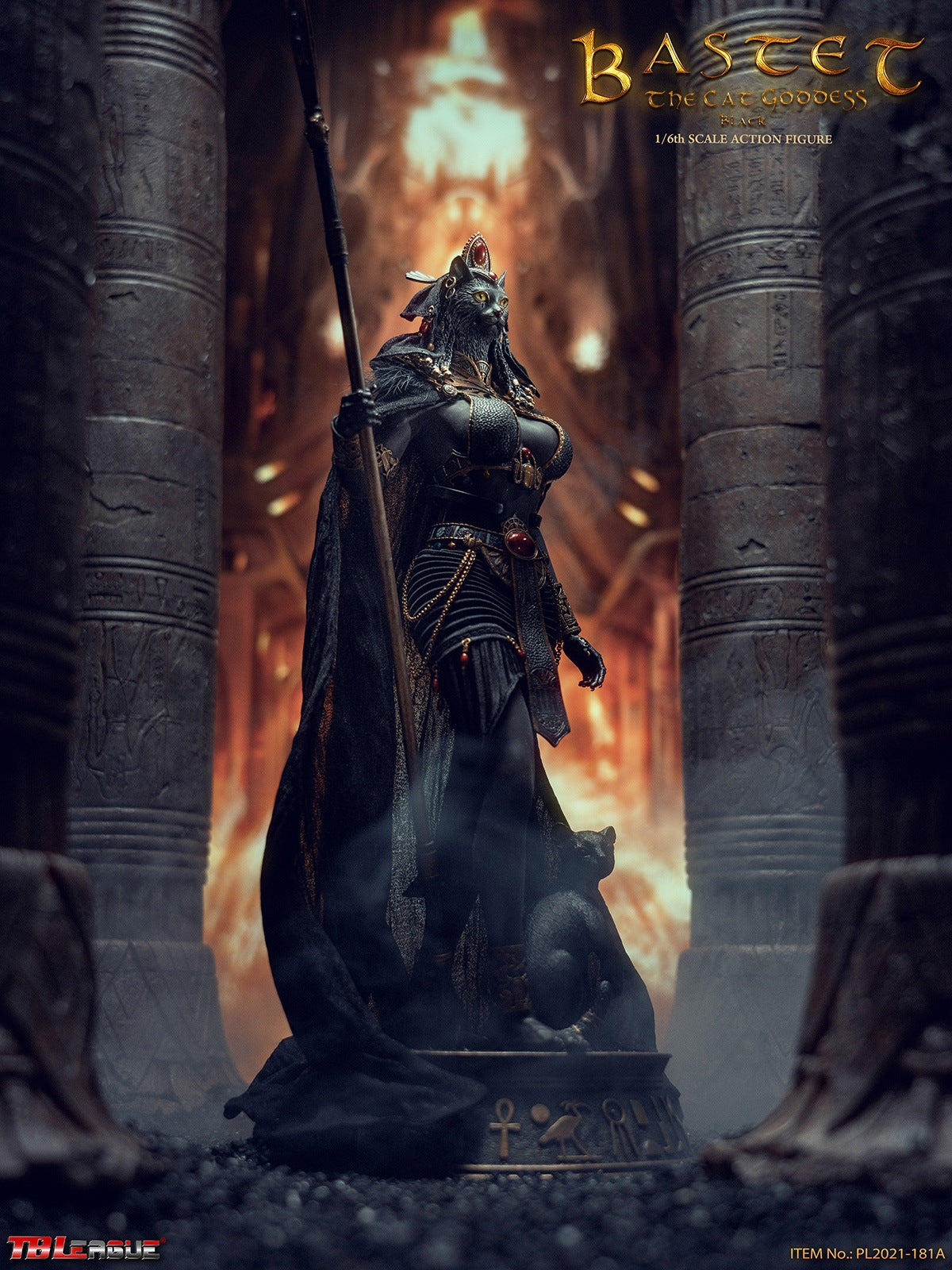 PRE-ORDER Bastet The Cat Goddess: Black 1/6