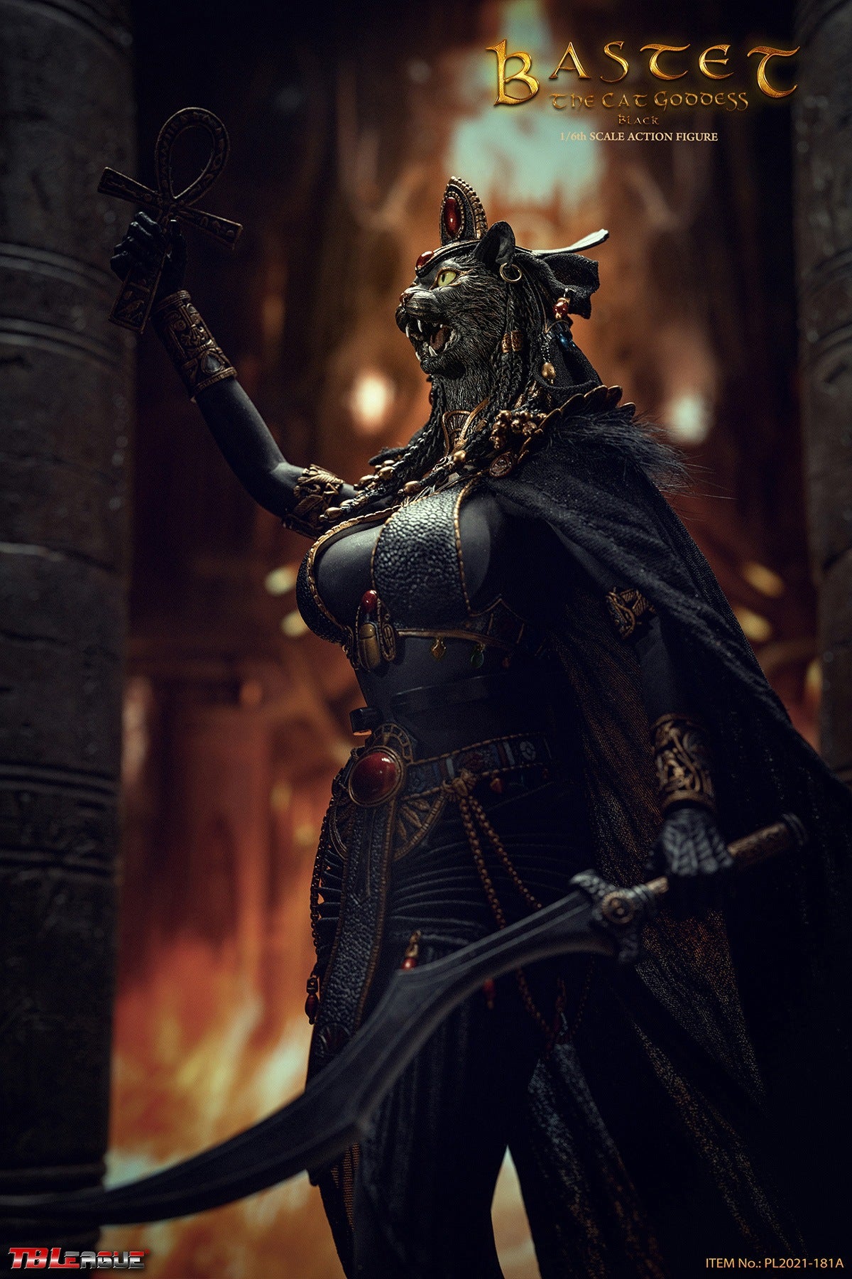 PRE-ORDER Bastet The Cat Goddess: Black 1/6