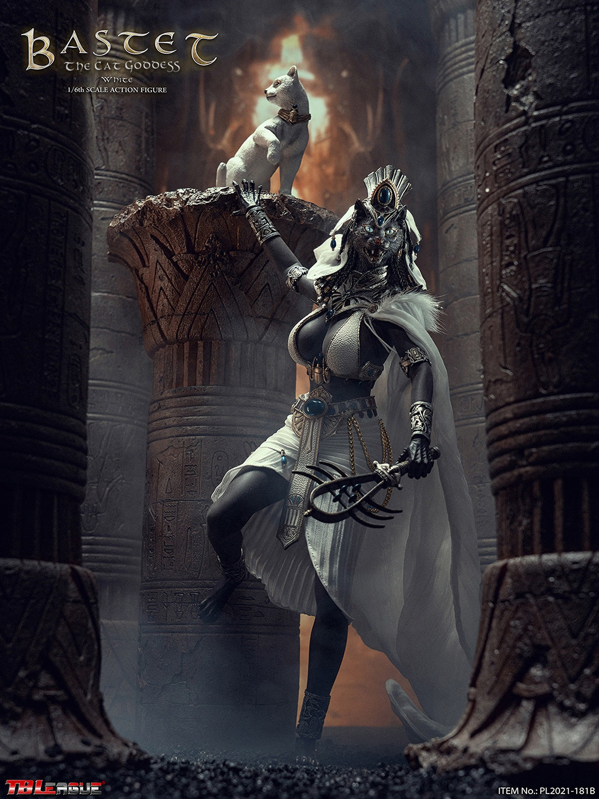 PRE-ORDER Bastet The Cat Goddess: White 1/6