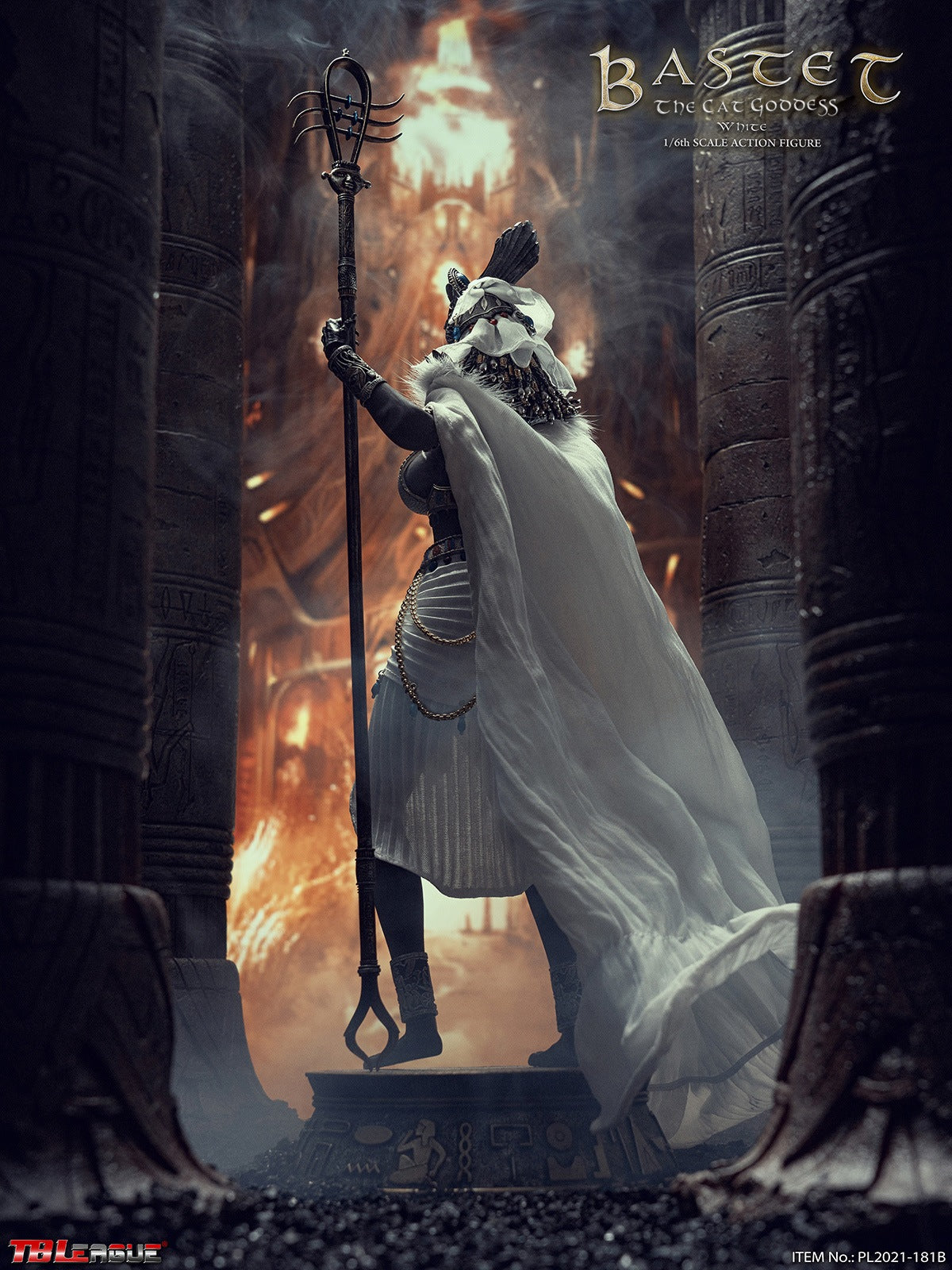 PRE-ORDER Bastet The Cat Goddess: White 1/6