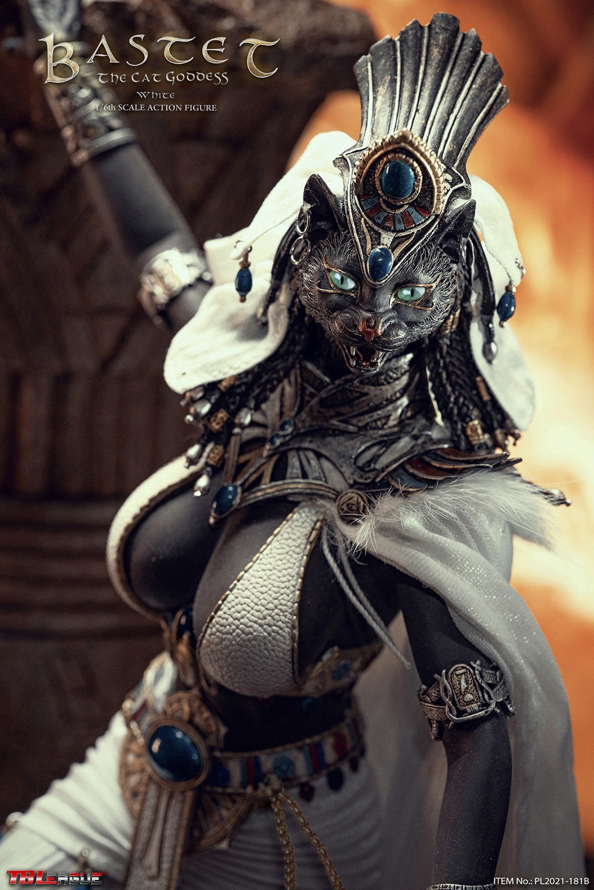 PRE-ORDER Bastet The Cat Goddess: White 1/6